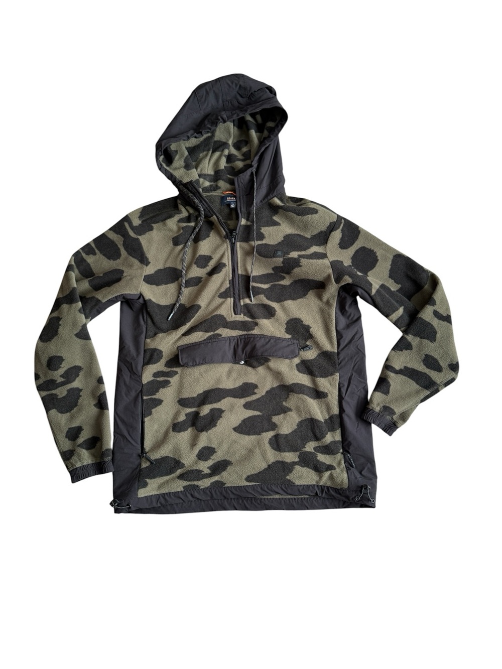 Roark Olive & Black Camo Fleece Pullover